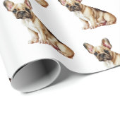 Franse Bulldogs Cadeaupapier (Rol Hoek)