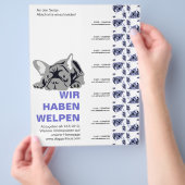 Franse Bulldogs Flyer (Hand)