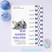 Franse Bulldogs Flyer (Enkel)