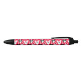 Franse Bulldogs FRENCHIES Red Pattern Zwarte Inkt Pen (Bovenkant)