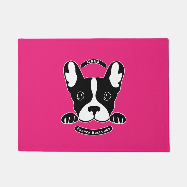 Franse Bulldogs - Funny Little Dog Gift Deurmat (Voorkant)