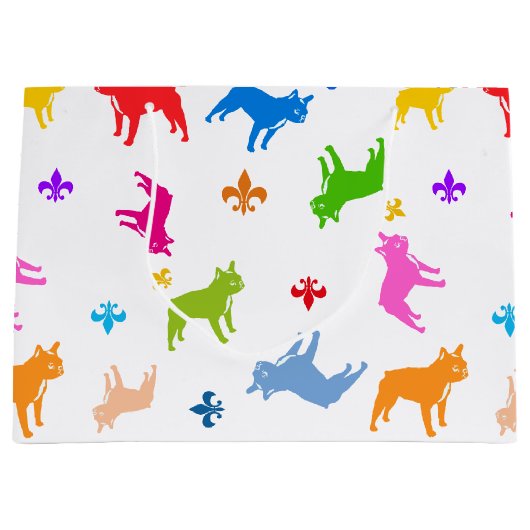 Franse Bulldogs Groot Cadeauzakje (Voorkant)