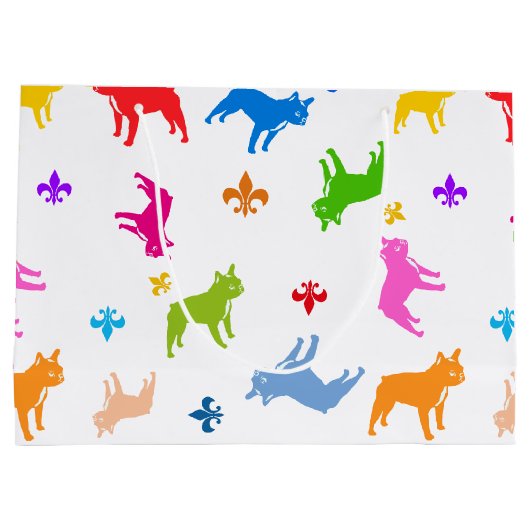 Franse Bulldogs Groot Cadeauzakje (Achterkant)