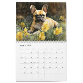 Franse Bulldogs Kalender, elk jaar Kalender (Mar 2026)