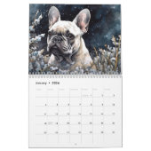 Franse Bulldogs Kalender, elk jaar Kalender (Jan 2026)