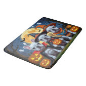 Franse Bulldogs Pompoen Halloween Grappig Badmat (Gekanteld)