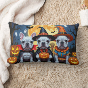 Franse Bulldogs Pompoen Halloween Grappig Kussen