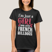 Franse Bulldogs Quote T-shirt (Voorkant)