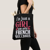 Franse Bulldogs Quote Tote Bag (Dichtbij)