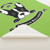 Franse Bulldogs - Vier Legged Friends Sherpa Deken (3/4)