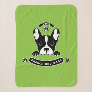 Franse Bulldogs - Vier Legged Friends Sherpa Deken