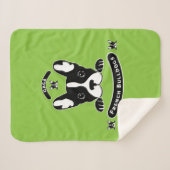 Franse Bulldogs - Vier Legged Friends Sherpa Deken (Voorkant (horizontaal))