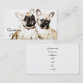 Franse Bulldogs Visitekaartje (Voorkant / Achterkant)