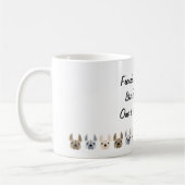 Franse Bulldogs zijn als franse frietjes! Koffiemok (Links)