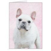 Franse bulledog (crème/wit) schilderen - hondenkun (Voorkant)