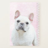 Franse bulledog (crème/wit) schilderen - hondenkun planner (Achterkant)