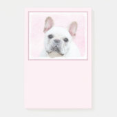 Franse bulledog (crème/wit) schilderen - hondenkun post-it® notes (Voorkant)