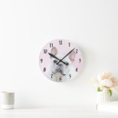 Franse bulledog (crème/wit) schilderen - hondenkun ronde klok (Huis)