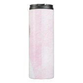 Franse bulledog (crème/wit) schilderen - hondenkun thermosbeker (Achterkant)