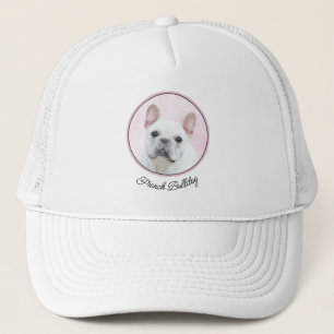 Franse bulledog (crème/wit) schilderen - hondenkun trucker pet