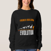 Franse bulledog Dog Evolution Trui (Voorkant)