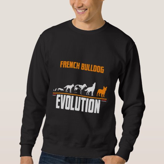 Franse bulledog Dog Evolution Trui (Voorkant)