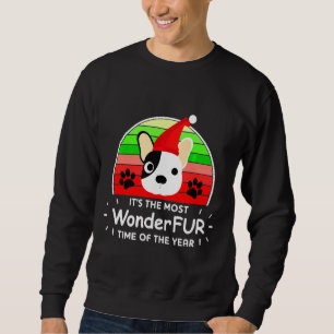 Franse bulledog kerstmis met hond voor hond trui