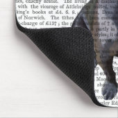 Franse bulledog met Green Top Hat en Mustache Muismat (Hoek)