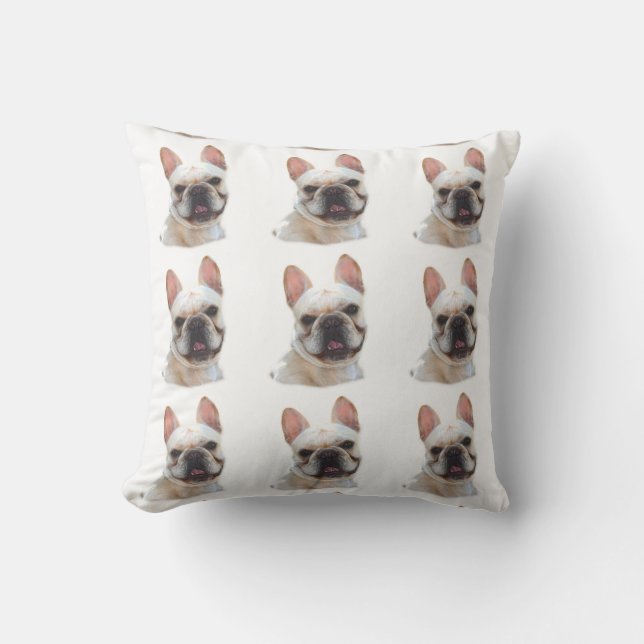 Franse Bullodg American Mojo pillow Kussen (Voorkant)