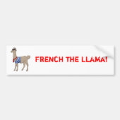 Franse Bumpersticker Llama (Voorkant)