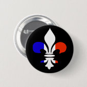 Franse Button Fleur de lis (Voorkant /achterkant)