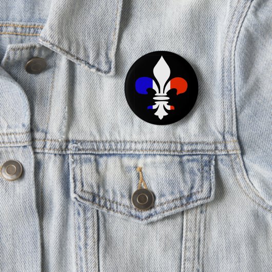 Franse Button Fleur de lis (In situ)