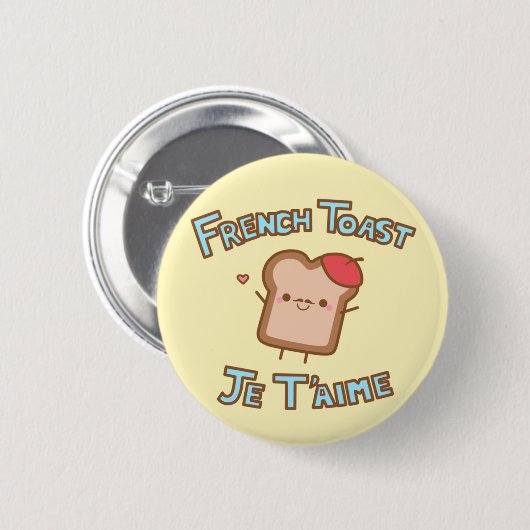 Franse Button Toast (Voorkant /achterkant)