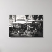 Franse Cafe Canvas Afdruk (Voorkant)