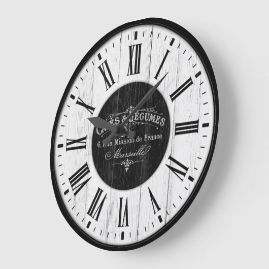 Franse Cafe Classic Retro Grote Klok (Hoek)