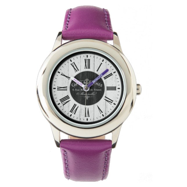 Franse Cafe Classic Retro Horloge (Voorkant)