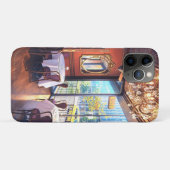 Franse Café iPhone/iPad Hoesje (Achterkant (horizontaal))