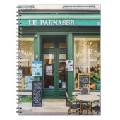 Franse cafés: Versailles gezellige scene. Notitieboek (Voorkant)