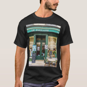 Franse cafés: Versailles gezellige scene. T-shirt