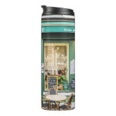 Franse cafés: Versailles gezellige scene. Thermosbeker (Geroteerd rechts)