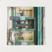 Franse cafés: Versailles gezellige scene. Wandkleed (Voorkant (horizontaal))