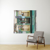 Franse cafés: Versailles gezellige scene. Wandkleed (In Situ (horizontaal))