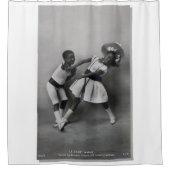 Franse Cake Walk dansen zwarte kinderen Douchegordijn (Voorkant)