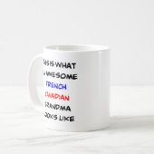 franse canadese grootma , geweldige koffiemok (Voorkant links)