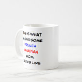 franse canadese moeder , geweldige koffiemok (Voorkant links)