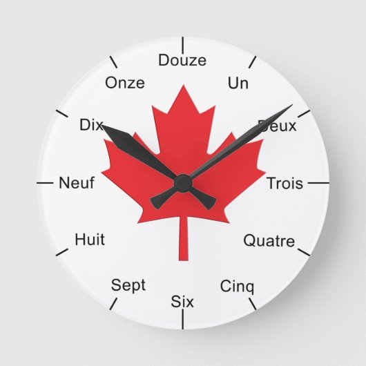 Franse Canadese wandklok (Voorkant)