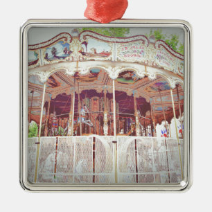 Franse carrousel metalen ornament