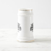 Franse carrouselpaarden Apparel en Gifts Bierpul (Center)