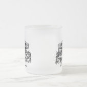 Franse carrouselpaarden Apparel en Gifts Matglas Koffiemok (Center)