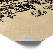 Franse carrouselpaarden Apparel en Gifts Poster (Hoek)